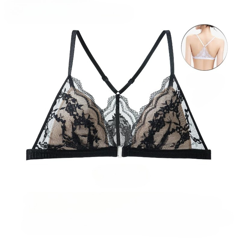 Beauty & Makeup Katia Di Paola Palermo - French Lace Triangle Cup Bra For