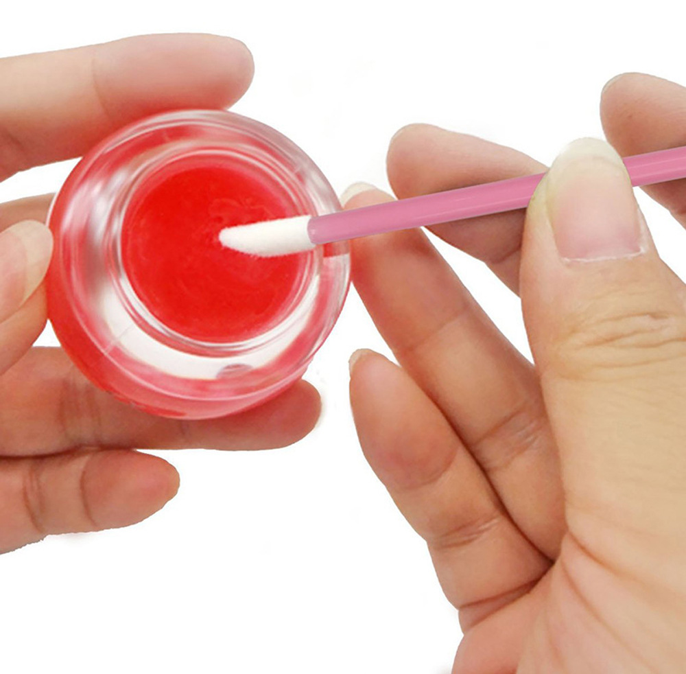 Disposable Lip Brush 100Pcs Ey - Beauty Makeup Lipstick ulasan dan harga