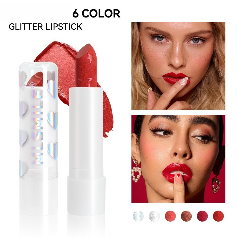 Starry Glitter Lipstick Long L - Beauty Makeup Stores ulasan dan harga