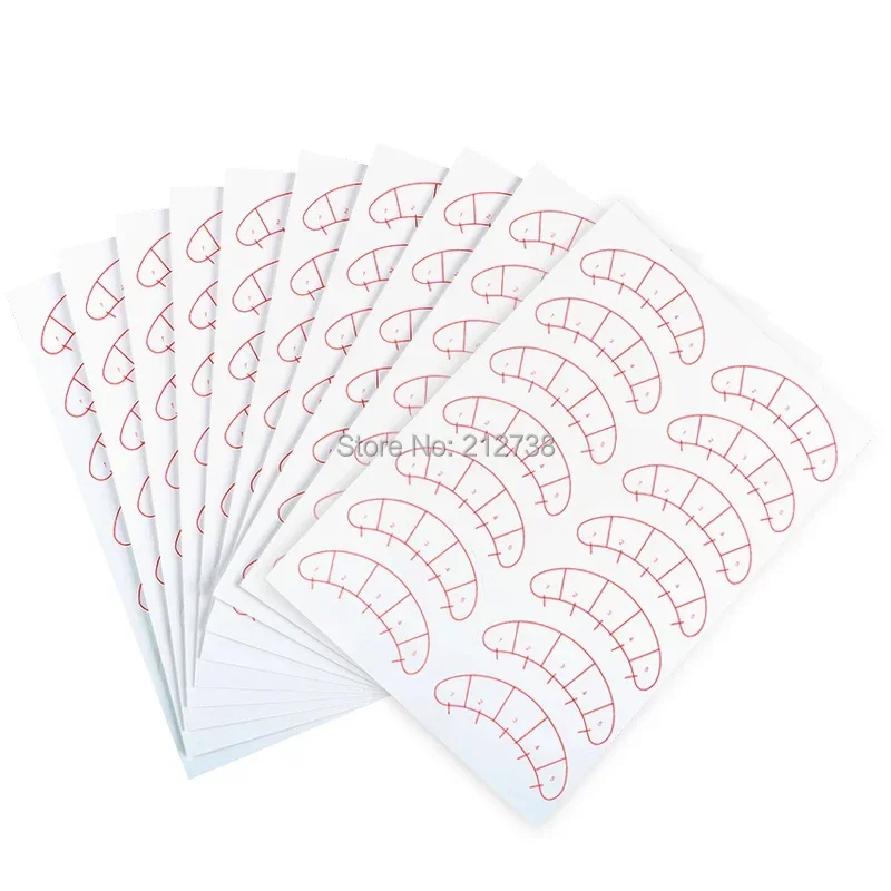 140PCS Eyelash under Eye Pads  - Beauty Makeup Tools Use ulasan dan harga