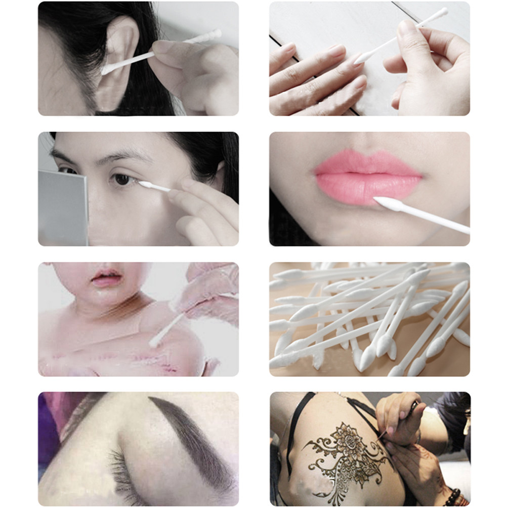 600Pcs Double Head Cotton Swab - Beauty Makeup Tool ulasan dan harga