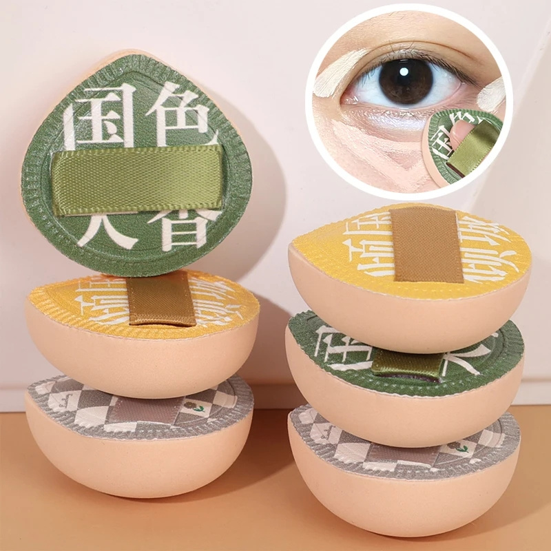 Finger Mini Puff Wet Dry Dual  - Beauty Makeup Tools Use ulasan dan harga