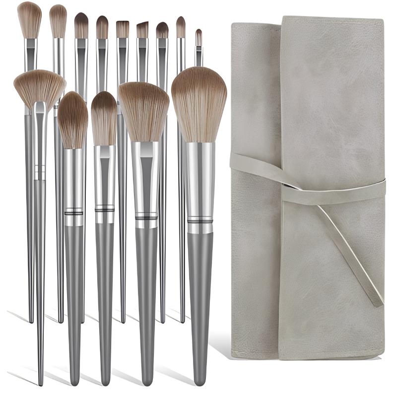 14-piece Makeup Brushes Set Si - Merit Beauty Makeup ulasan dan harga