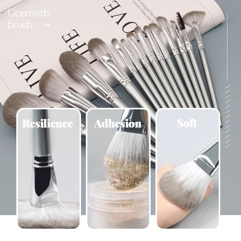 14-piece Makeup Brushes Set Si - Merit Beauty Makeup ulasan dan harga