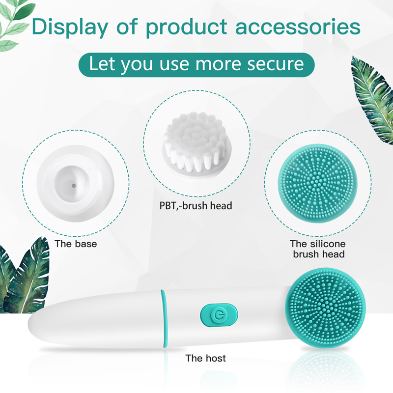 2 in 1 Face Brush Cleaning Ele - Electric Face Cleanser Brush ulasan dan harga