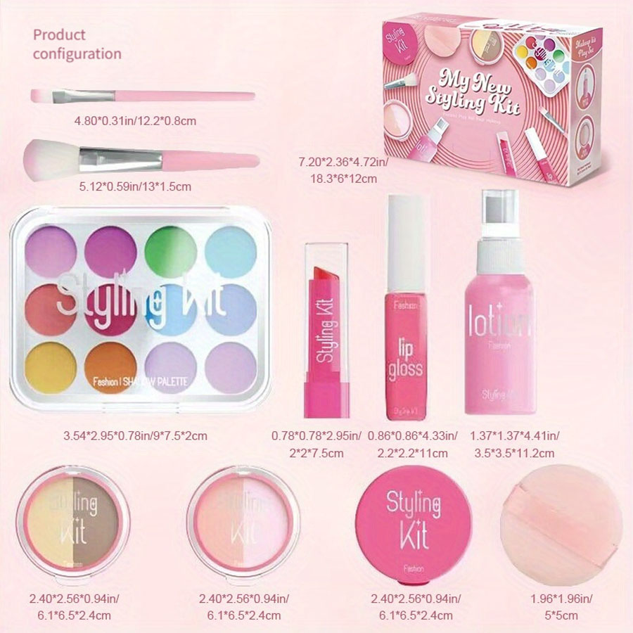 Children's Makeup Toy Set Simu - Beauty Y Makeup ulasan dan harga