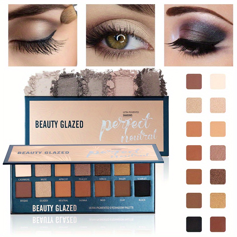BEAUTY GLAZED 14 Colors Eyesha - Beauty Huda Makeup ulasan dan harga