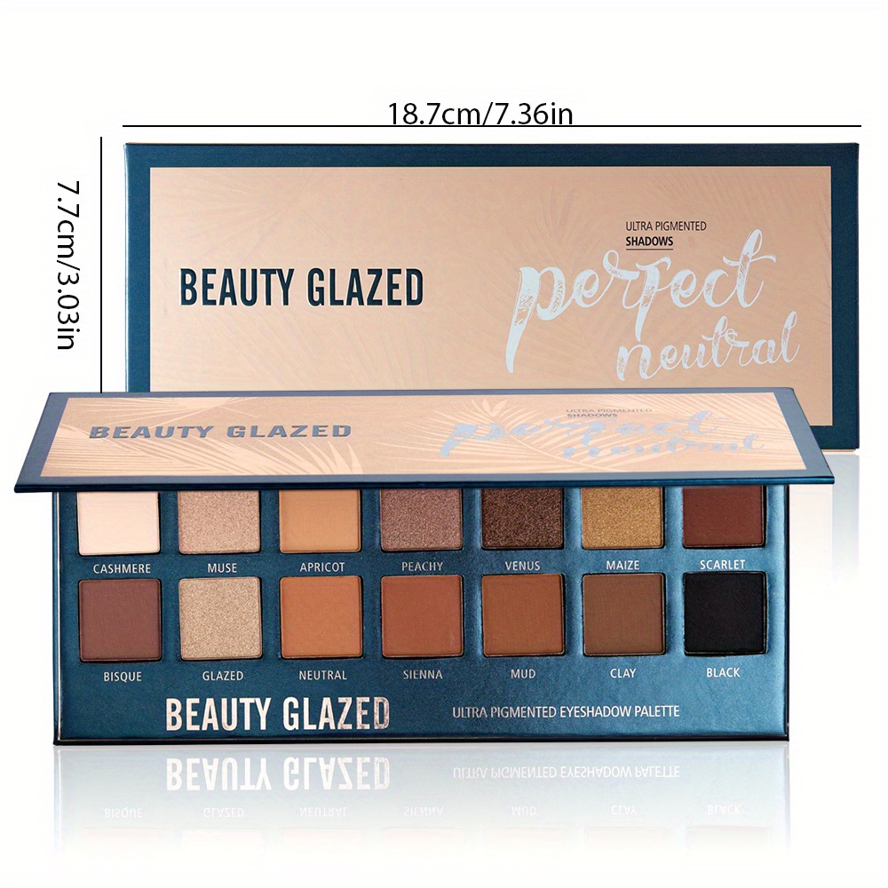 BEAUTY GLAZED 14 Colors Eyesha - Beauty Huda Makeup ulasan dan harga