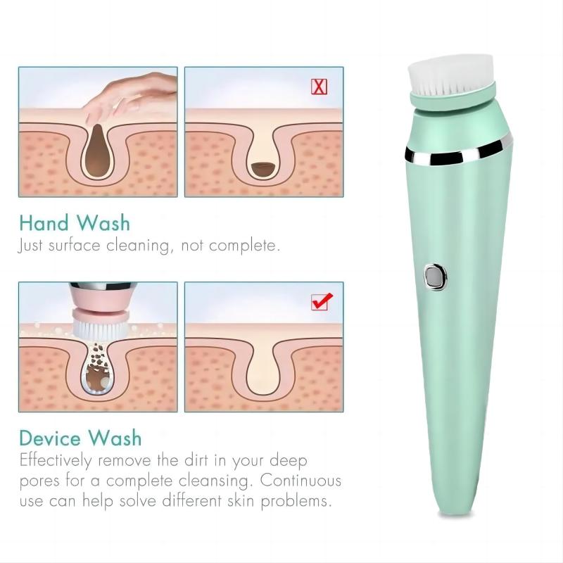 4 in 1 Electric Rotating Facia - Electric Face Cleanser Brush ulasan dan harga