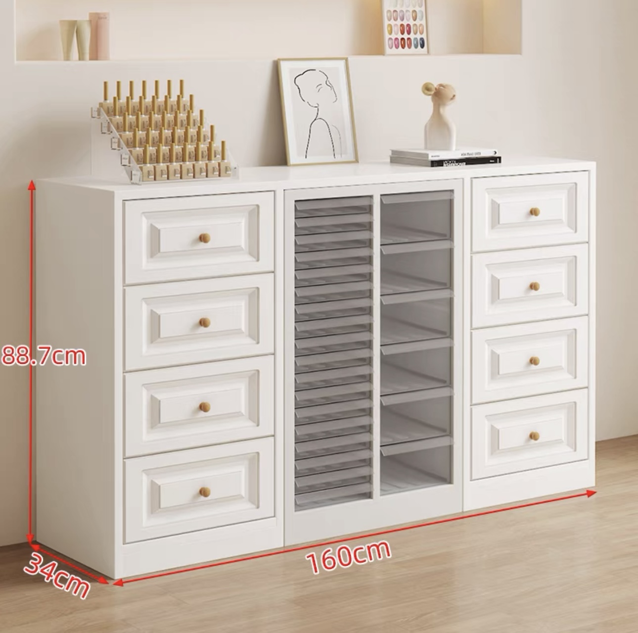 Display Counter Manicure Nail  - Beauty & Makeup Katia Di Paola Palermo ulasan dan harga