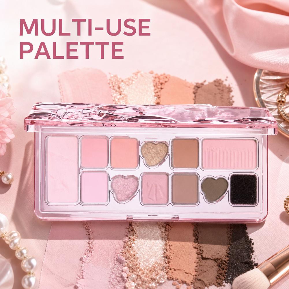 Capel 11-Color Eye Shadow Pale - Merit Beauty Makeup ulasan dan harga