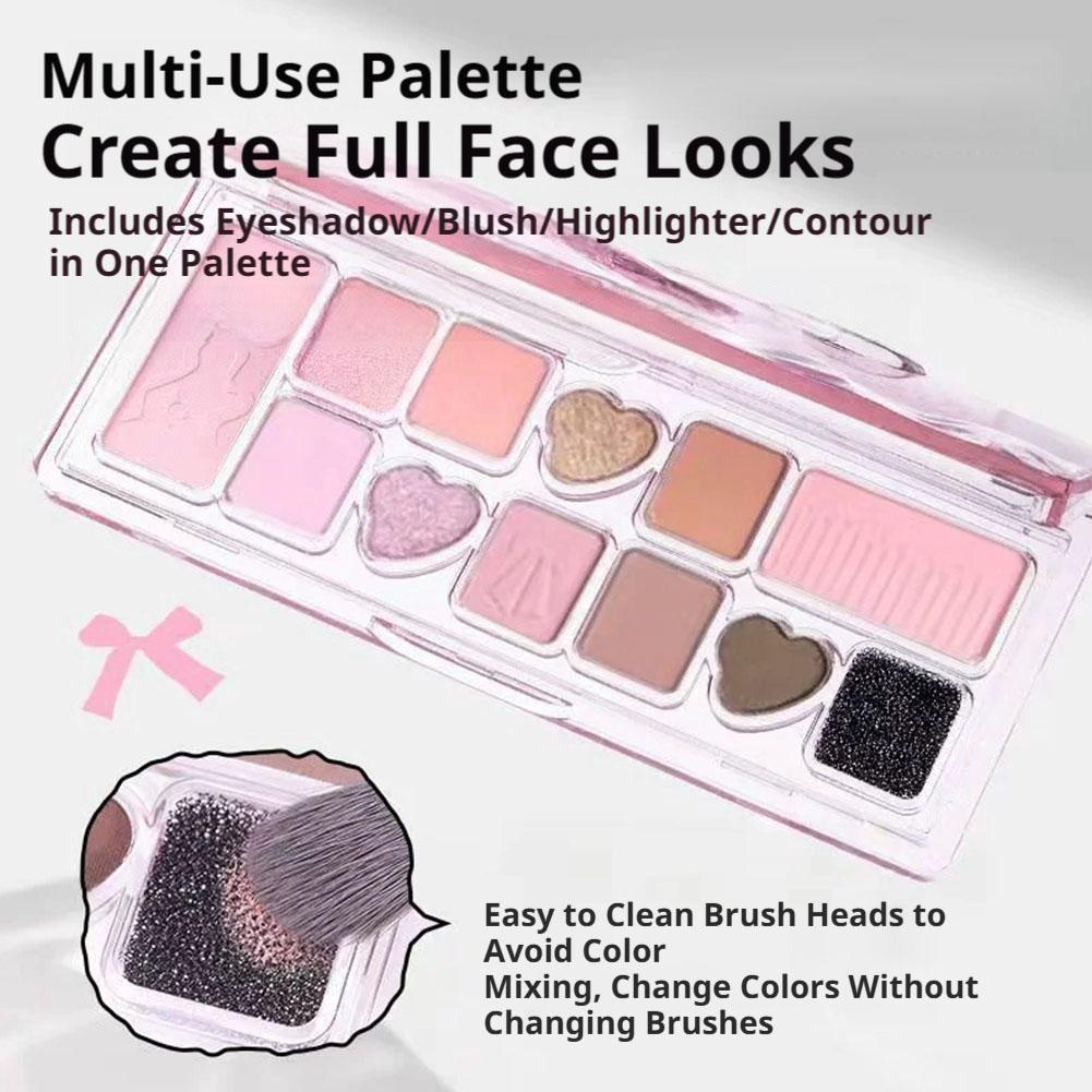 Capel 11-Color Eye Shadow Pale - Merit Beauty Makeup ulasan dan harga