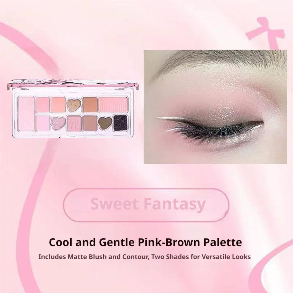 Capel 11-Color Eye Shadow Pale - Merit Beauty Makeup ulasan dan harga