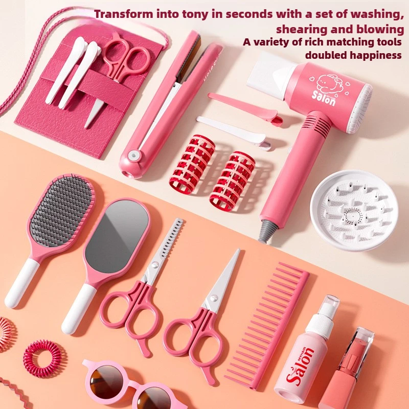 Girls Beauty Salon Set Kids Ha - Beauty Y Makeup ulasan dan harga