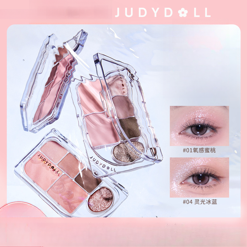 Judydoll 6color matte shine ey - Merit Beauty Makeup ulasan dan harga