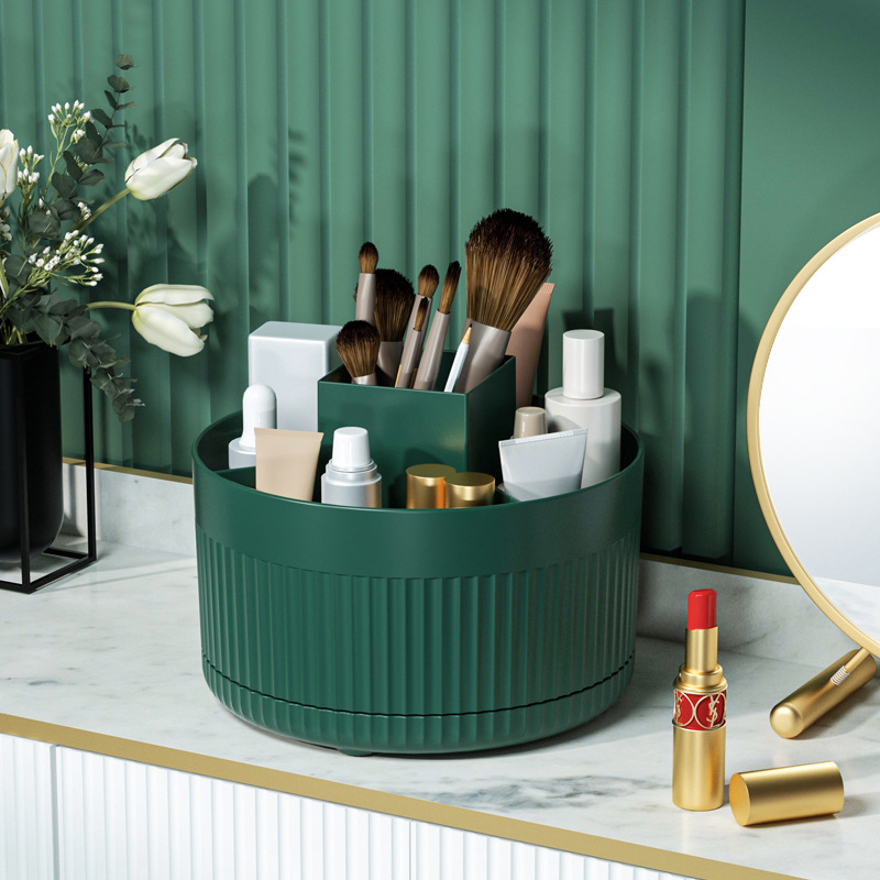 360 ° Table Top Rotary Makeup  - Beauty Makeup Lipstick ulasan dan harga