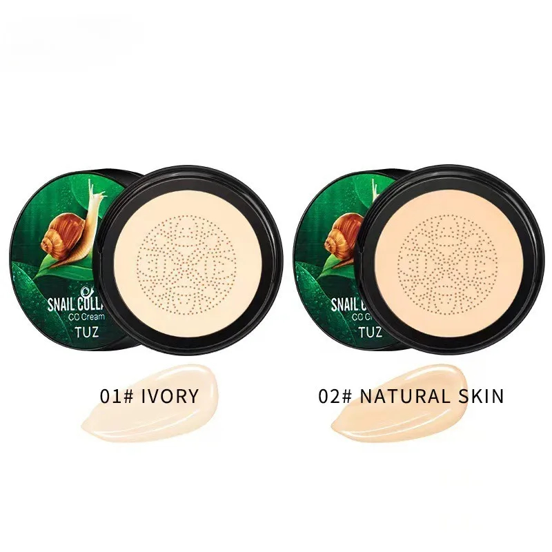 Snail Collagen CC Cream Mushro - Beauty Makeup Foundation ulasan dan harga