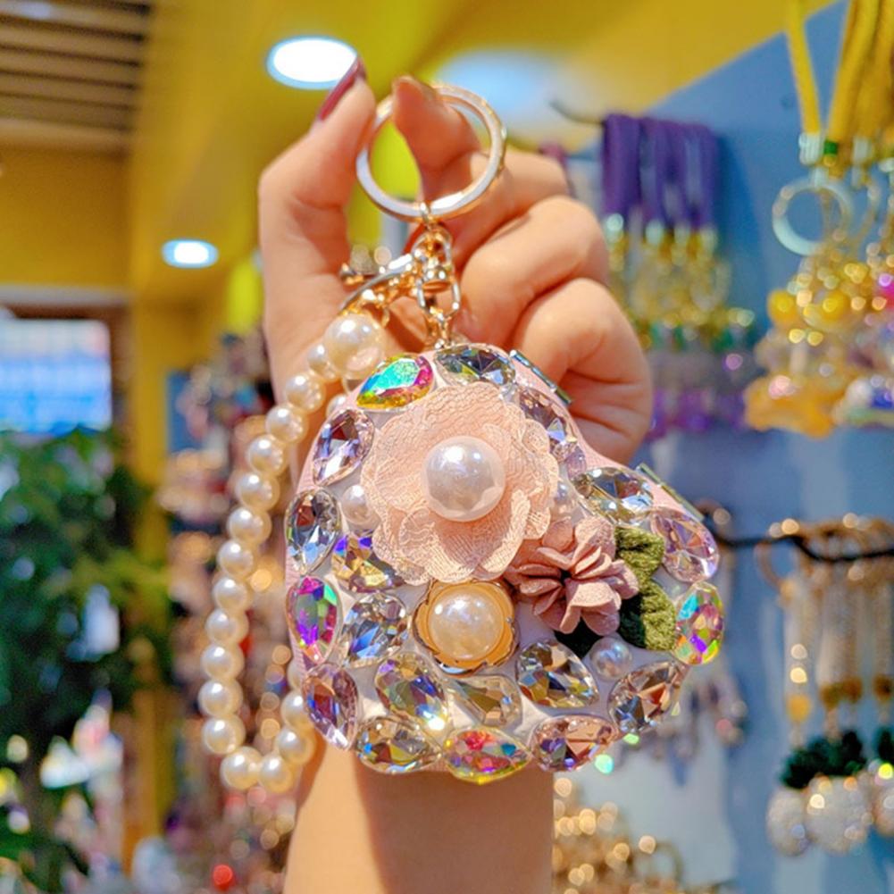 Beauty Mirror Keychain Folding - Beauty Makeup School ulasan dan harga