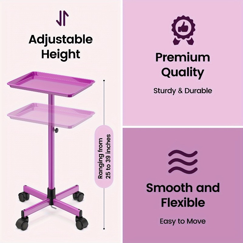 Aluminum Beauty Rolling Cart w - Beauty Makeup Stores ulasan dan harga