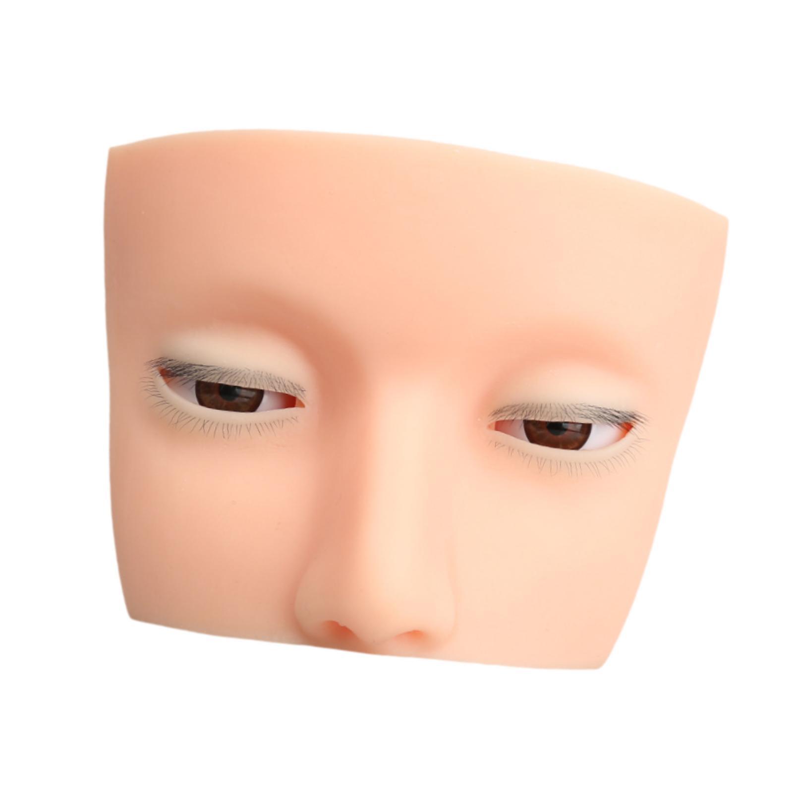 Silicone Eyelash Mannequin Hea - Beauty Makeup School ulasan dan harga