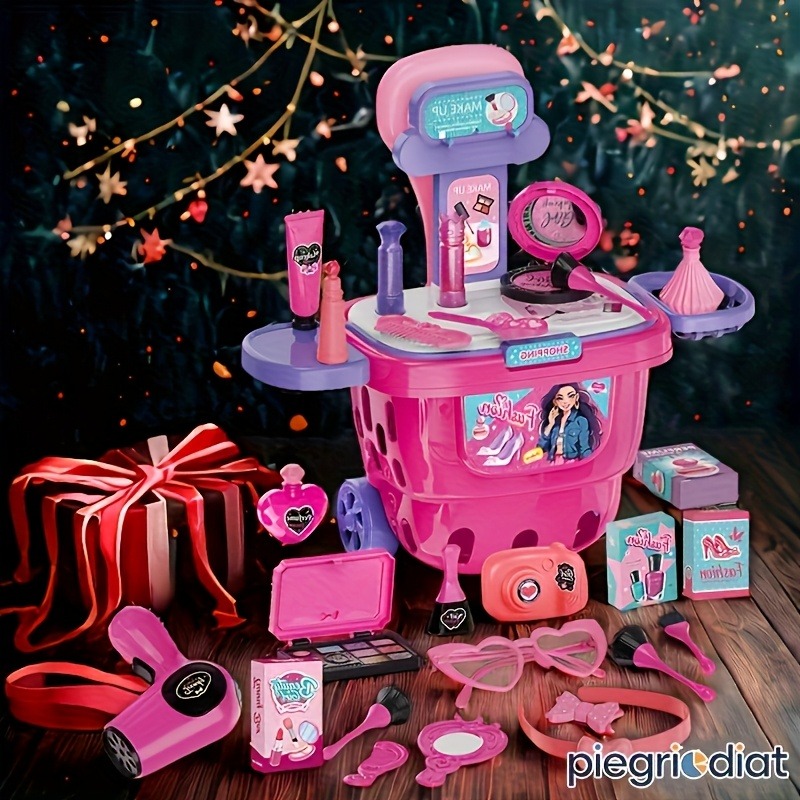 36Pcs Kids Pretend Makeup Play - Ms Beauty Makeup ulasan dan harga