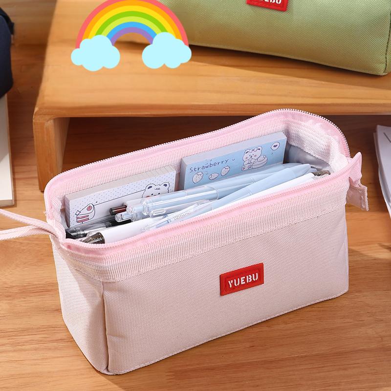 Pencil Case Large Capacity Pen - Beauty Makeup School ulasan dan harga
