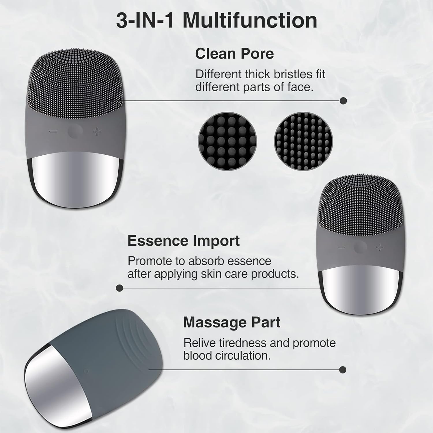 Electric Face Cleansing Brush  - Electric Face Cleanser Brush ulasan dan harga
