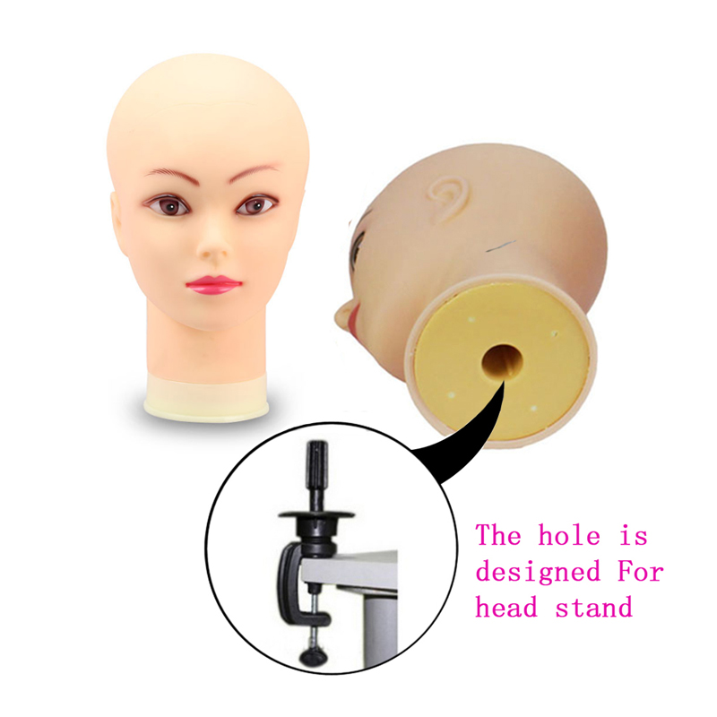 Soft Bald Wig Practice Mannequ - Beauty Makeup Stores ulasan dan harga