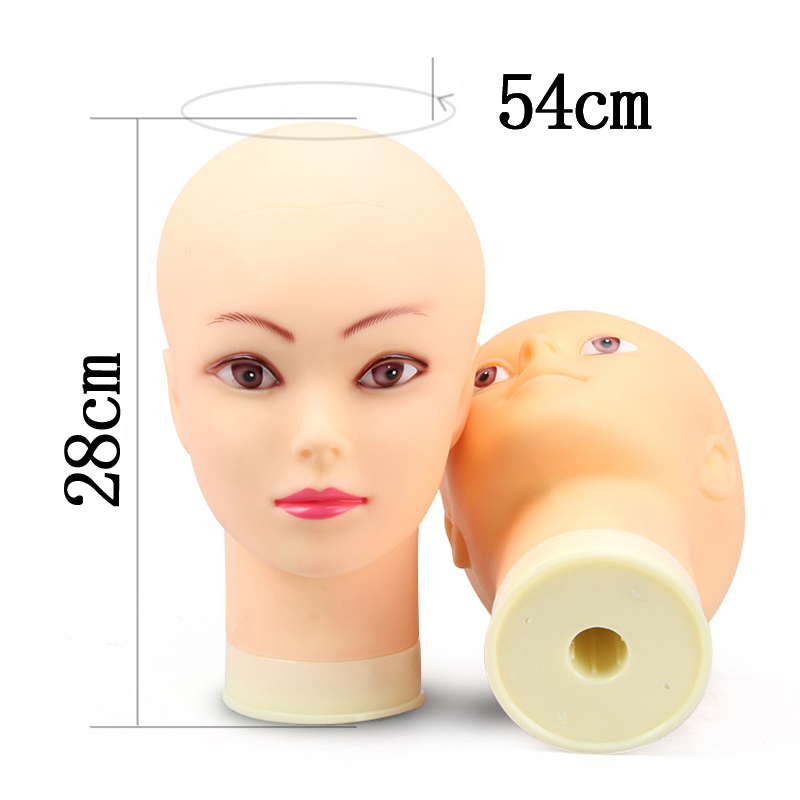 Soft Bald Wig Practice Mannequ - Beauty Makeup Stores ulasan dan harga