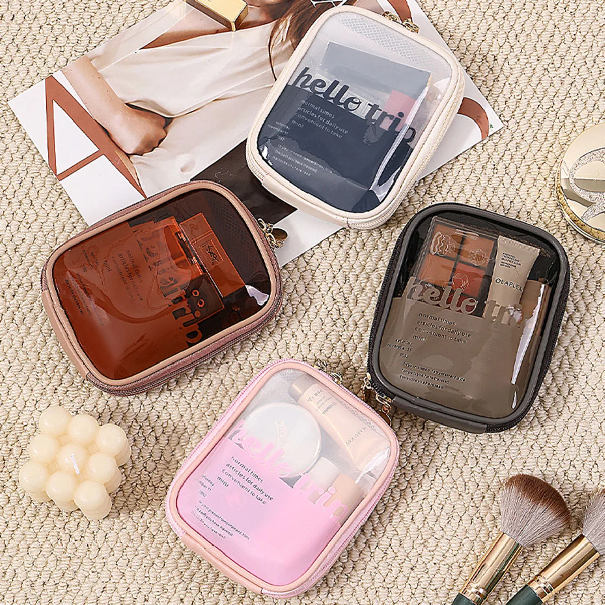 Transparent Portable Cosmetic  - Beauty Makeup Lipstick ulasan dan harga
