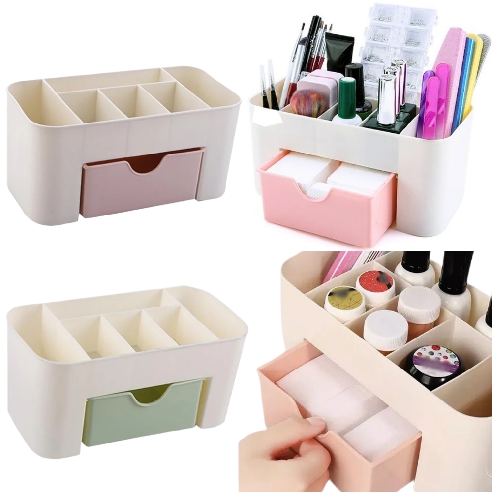 Nail Art Organizer Desktop Dra - Beauty Makeup Lipstick ulasan dan harga