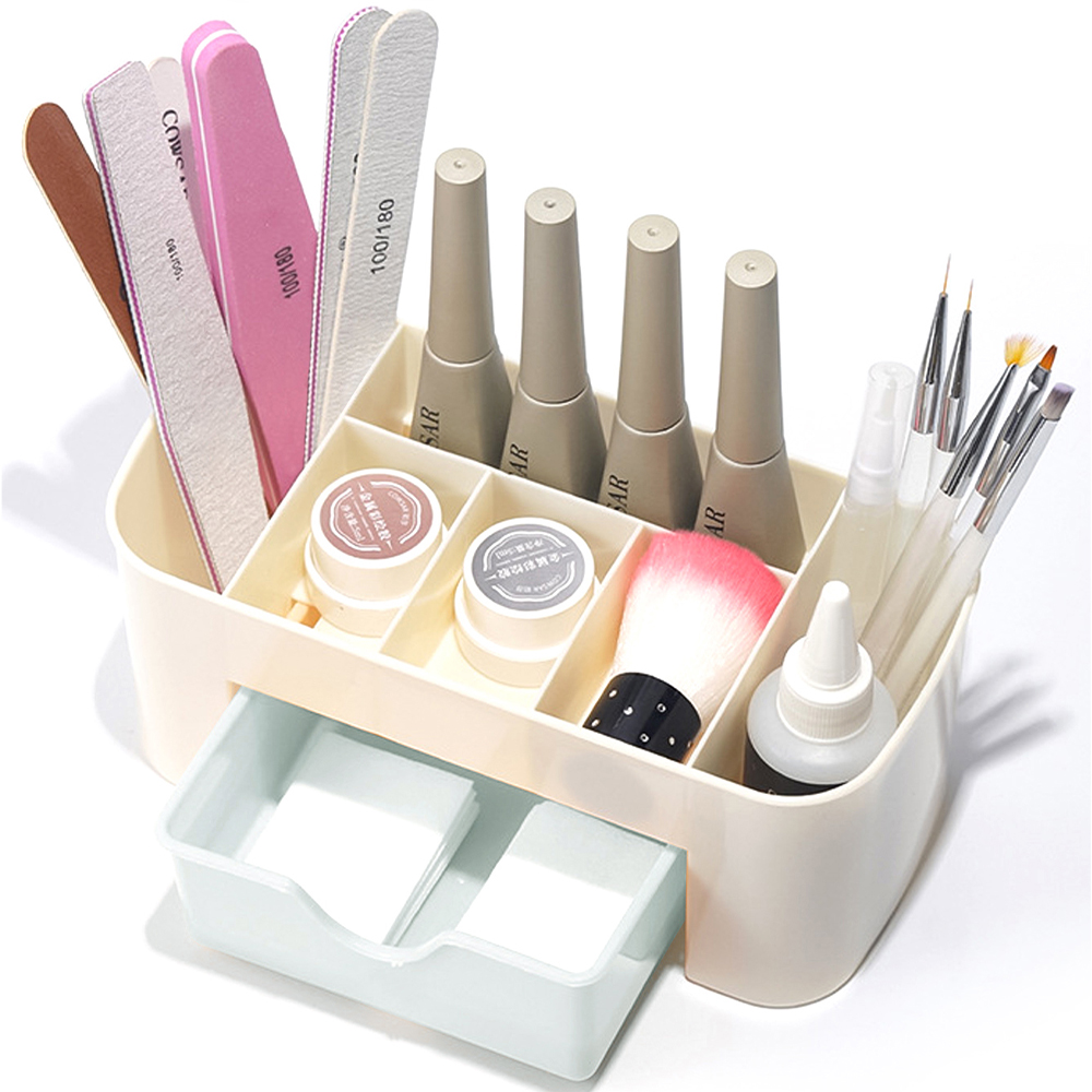 Nail Art Organizer Desktop Dra - Beauty Makeup Lipstick ulasan dan harga
