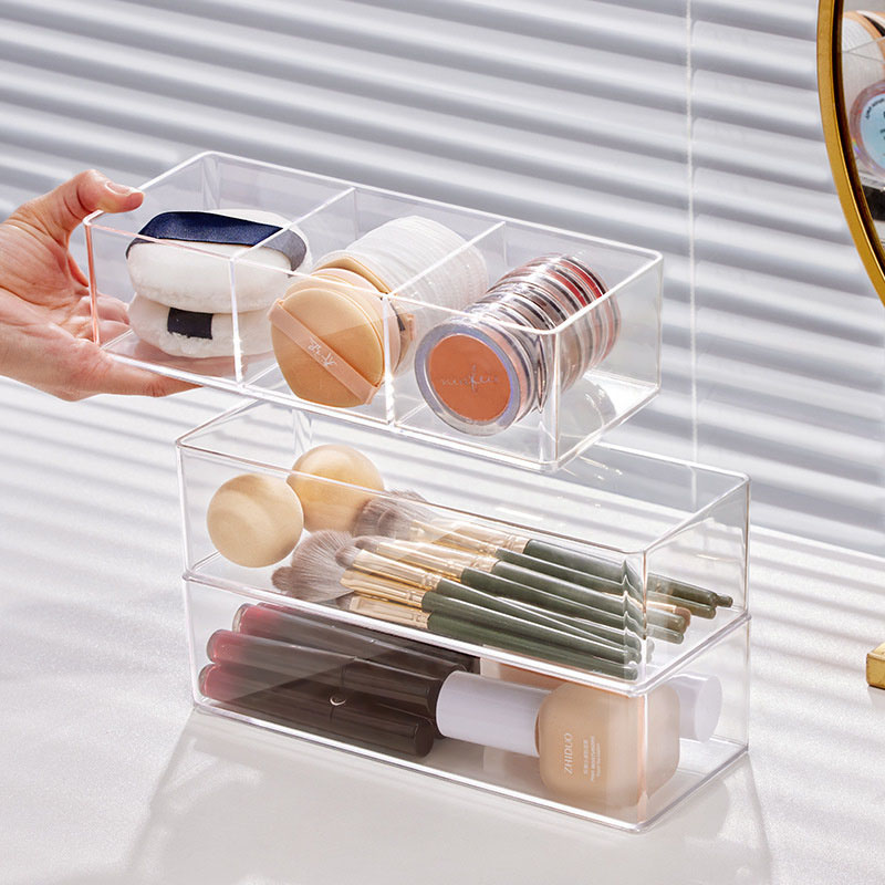 Acrylic Cosmetics Storage Box  - Beauty Makeup Lipstick ulasan dan harga